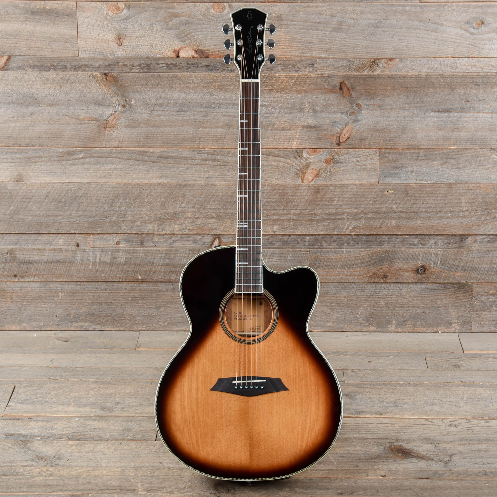 Sire Larry Carlton A4-G GA Cutaway Roasted Spruce/Mahogany Vintage Sunburst Acoustic Guitars / OM and Auditorium
