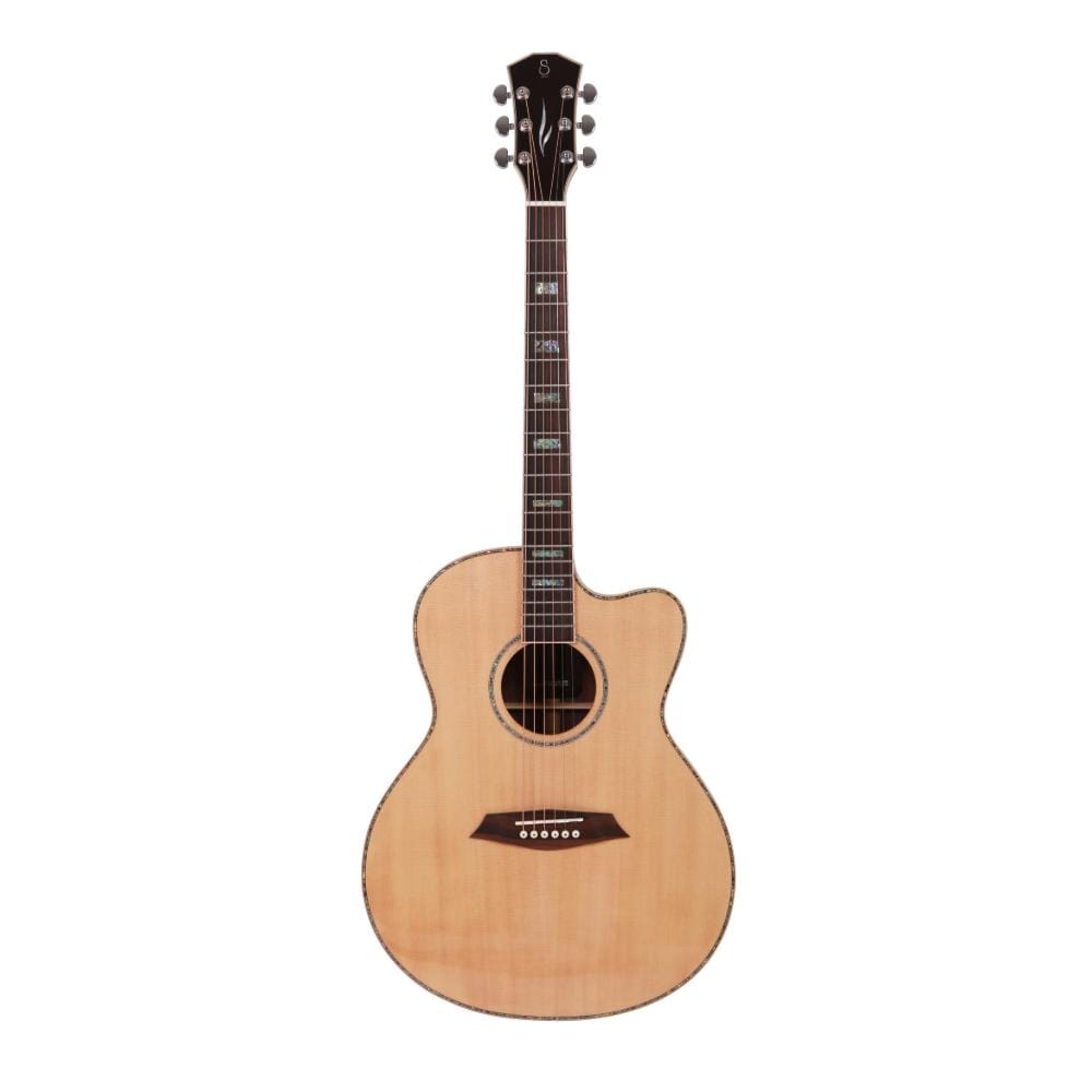 Sire Larry Carlton R7-G GA Cutaway Roasted Spruce/Rosewood Natural Acoustic Guitars / OM and Auditorium
