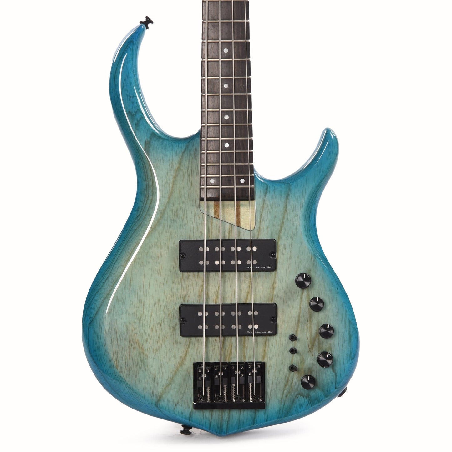Sire Marcus Miller M5 Swamp Ash 4-String Transparent Blue Satin (2nd Gen) Bass Guitars / 4-String