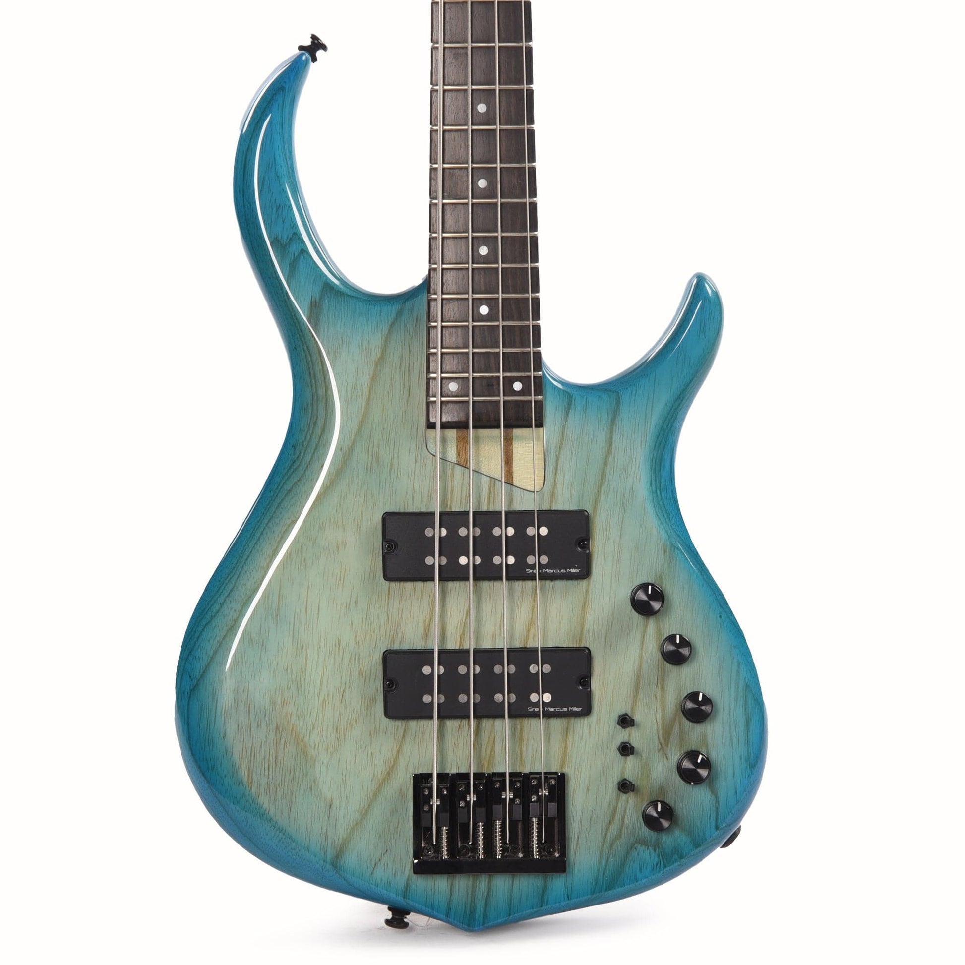 Sire Marcus Miller M5 Swamp Ash 4-String Transparent Blue Satin (2nd Gen) Bass Guitars / 4-String