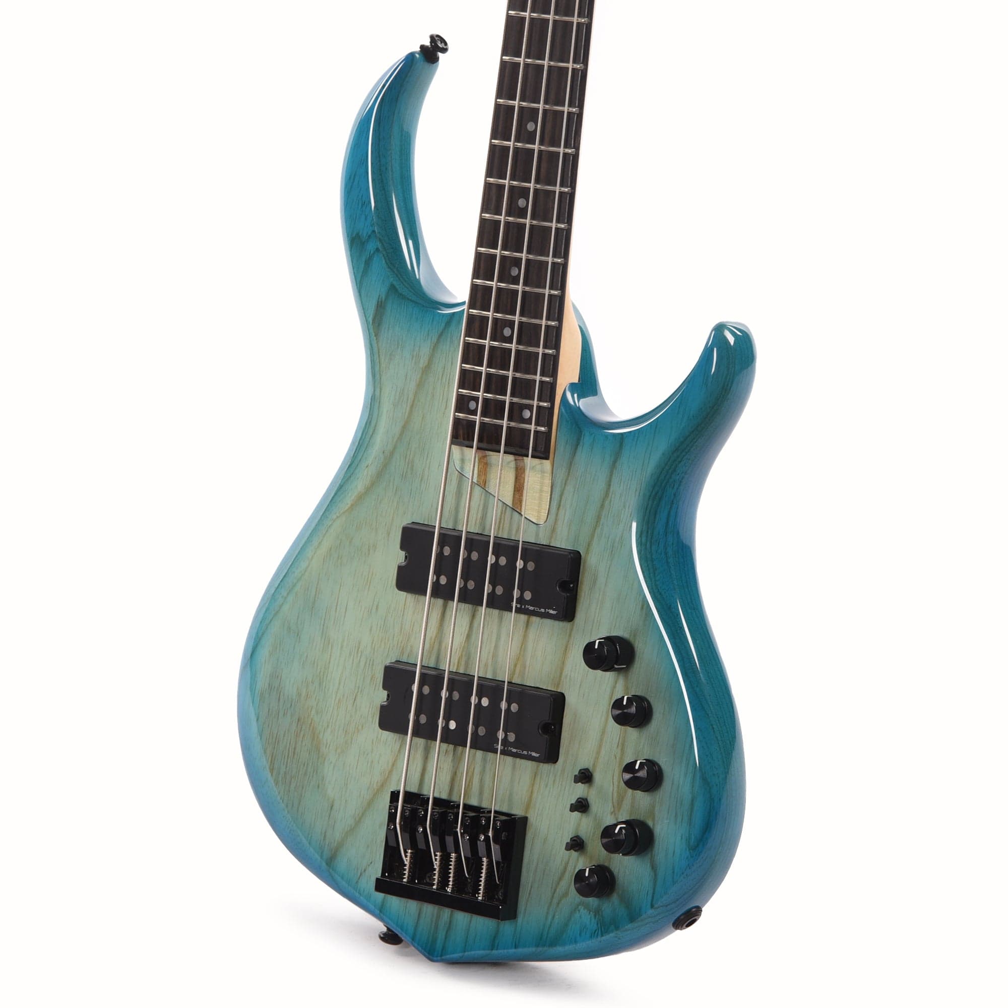 Sire Marcus Miller M5 Swamp Ash 4-String Transparent Blue Satin (2nd Gen) Bass Guitars / 4-String