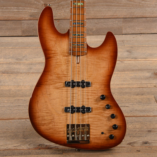Sire Marcus Miller V10 DX Flame Maple/Swamp Ash 4-String Tobacco Sunburst Bass Guitars / 4-String
