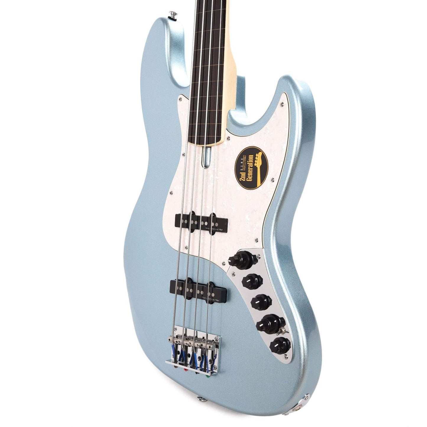 Sire Marcus Miller V7 Alder 4-String Fretless Lake Placid Blue (2nd Gen) Bass Guitars / 4-String