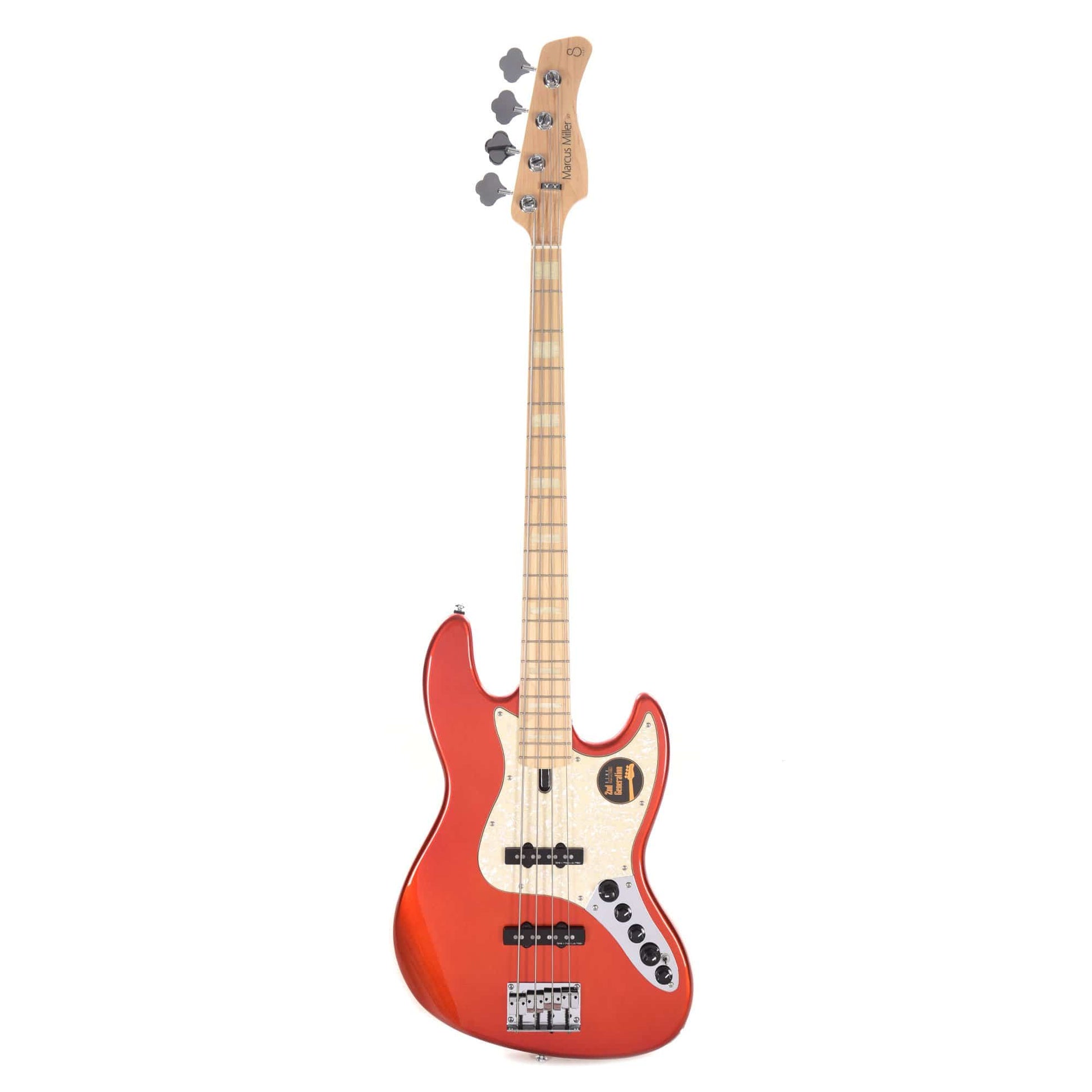 Sire Marcus Miller V7 Swamp Ash 4-String Bright Metallic Red (2nd Gen) Bass Guitars / 4-String