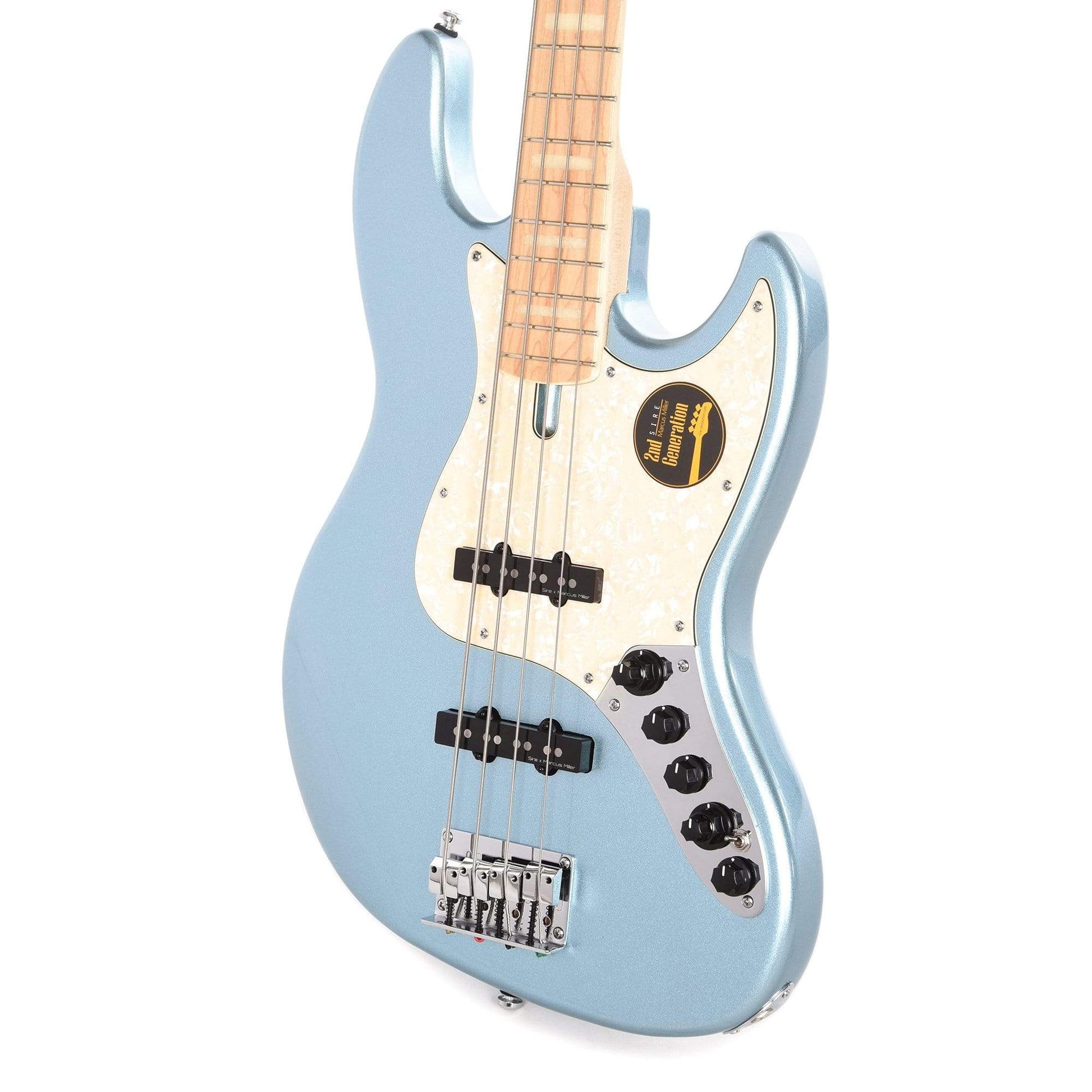 Sire Marcus Miller V7 Swamp Ash 4-String Lake Placid Blue (2nd Gen) Bass Guitars / 4-String