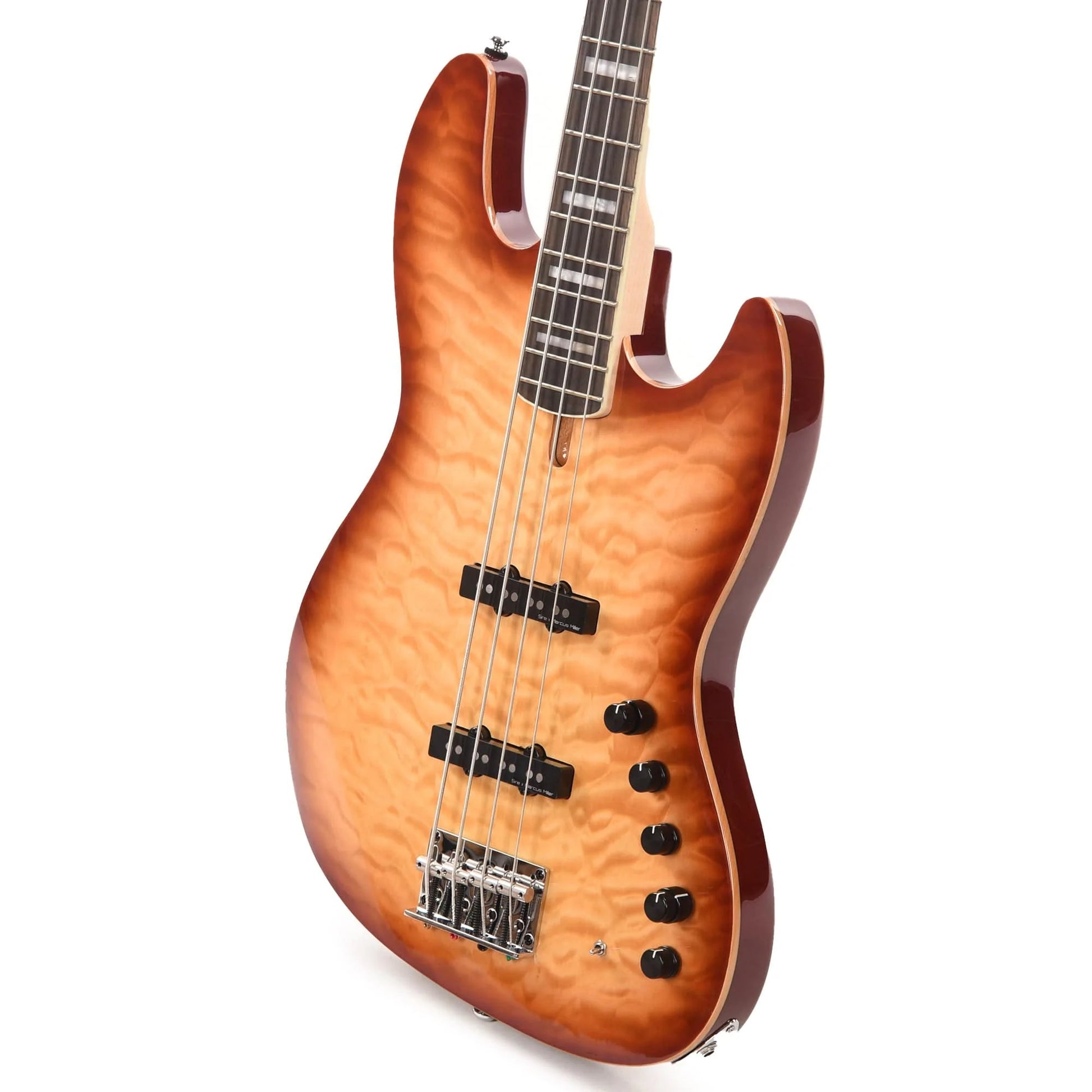 Sire Marcus Miller V9 Alder/Quilted Maple 4-String Brown Sunburst (2nd Gen) Bass Guitars / 4-String