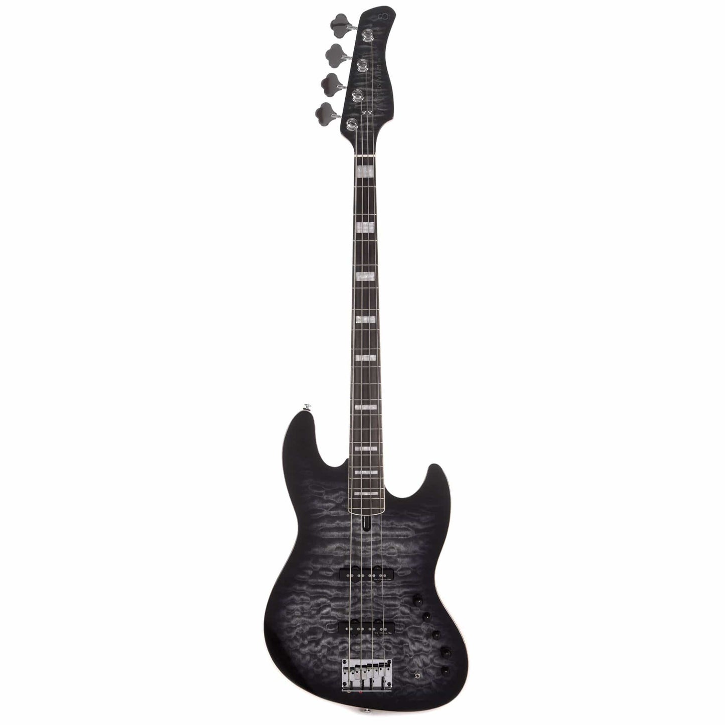 Sire Marcus Miller V9 Swamp Ash/Quilted Maple 4-String Transparent Black (2nd Gen) Bass Guitars / 4-String