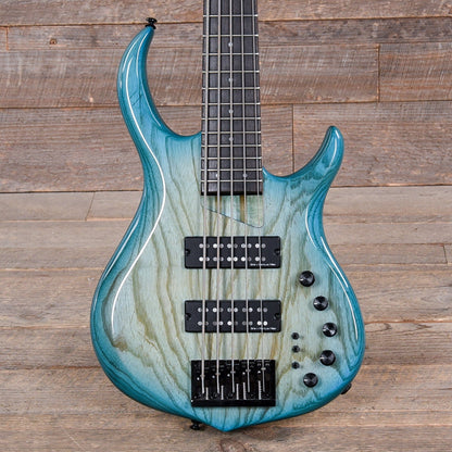 Sire Marcus Miller M5 Swamp Ash 5-String Transparent Blue Satin (2nd Gen) Bass Guitars / 5-String or More