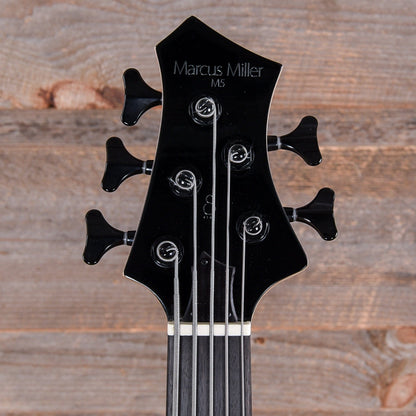 Sire Marcus Miller M5 Swamp Ash 5-String Transparent Blue Satin (2nd Gen) Bass Guitars / 5-String or More