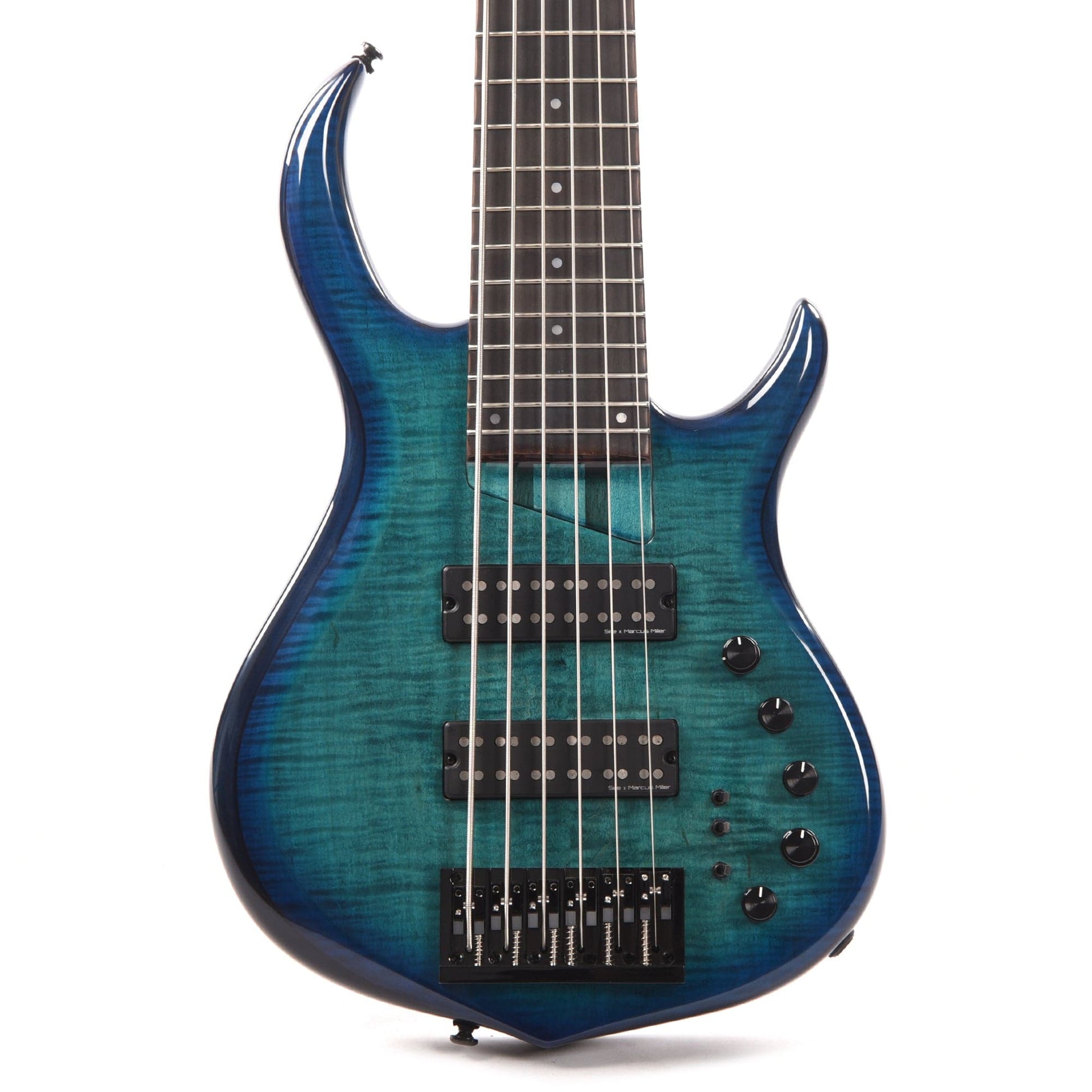 Sire Marcus Miller M7 6-String Transparent Blue Satin (2nd Gen) Bass Guitars / 5-String or More