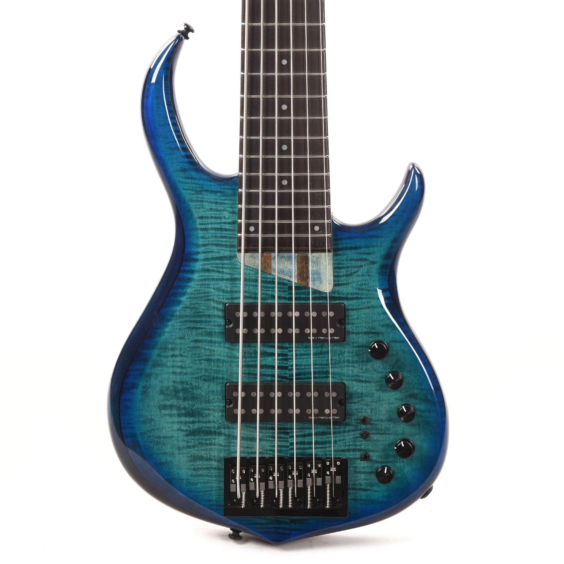 Sire Marcus Miller M7 6-String Transparent Blue Satin (2nd Gen) Bass Guitars / 5-String or More
