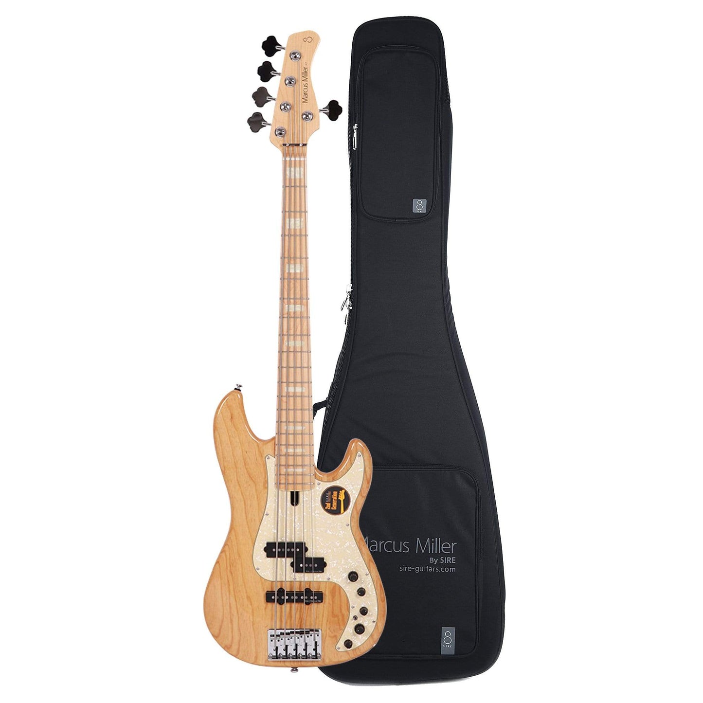 Sire Marcus Miller P7 Swamp Ash 5-String Natural (2nd Gen) and Sire Gig Bag Bundle Bass Guitars / 5-String or More