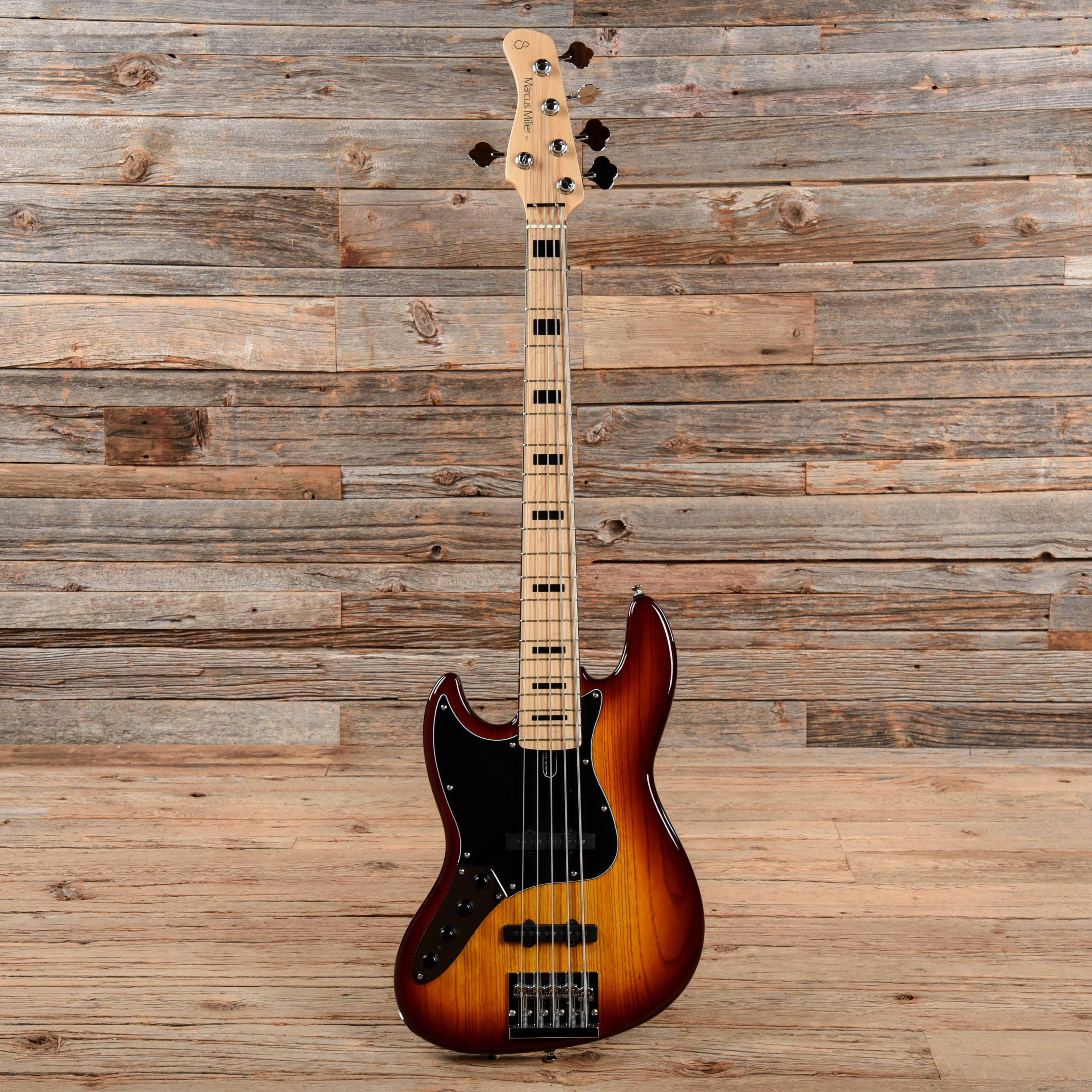 Sire Marcus Miller V7 5-String Tobacco Sunburst 2018 LEFTY Bass Guitars / 5-String or More