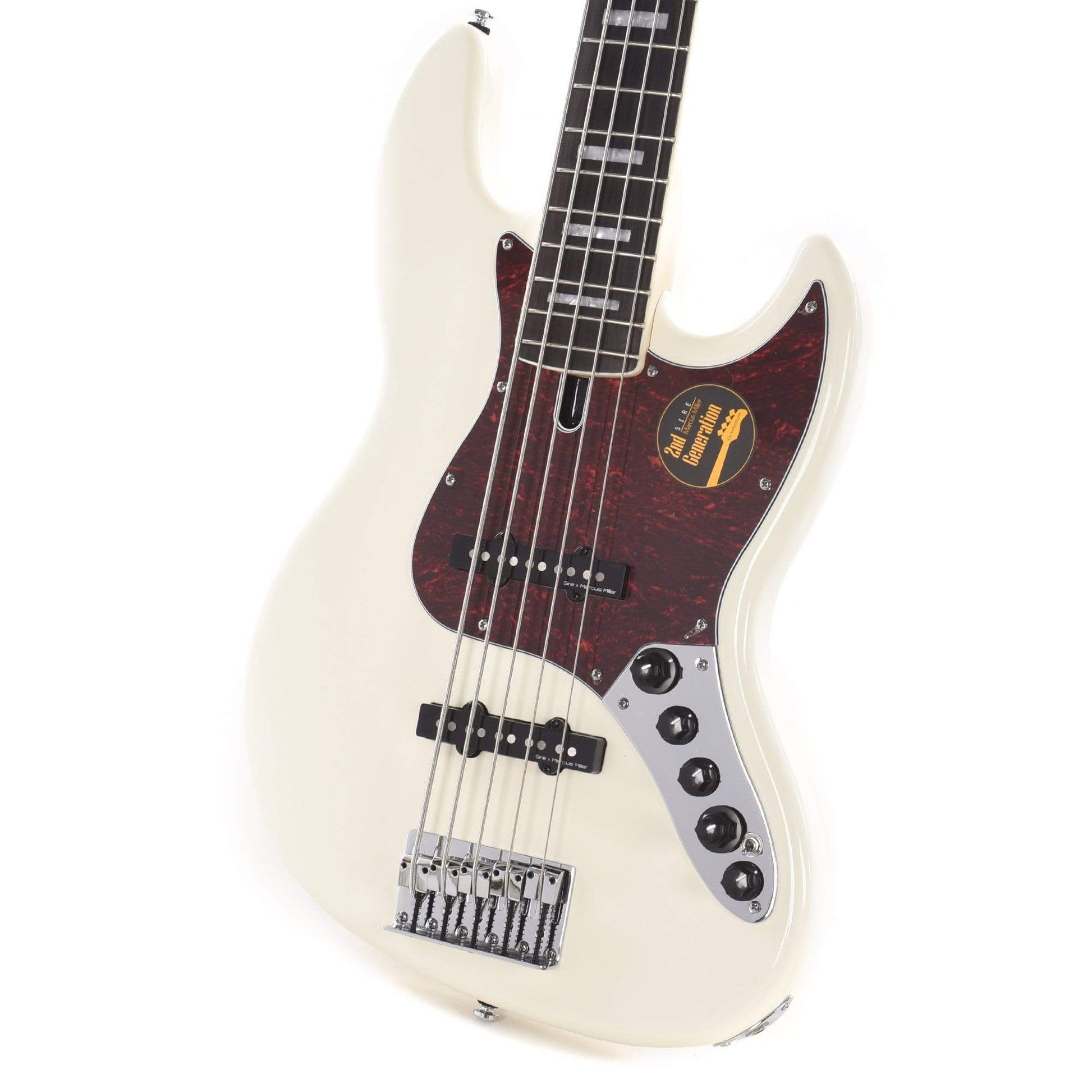 Sire Marcus Miller V7 Alder 5-String Antique White (2nd Gen) Bass Guitars / 5-String or More