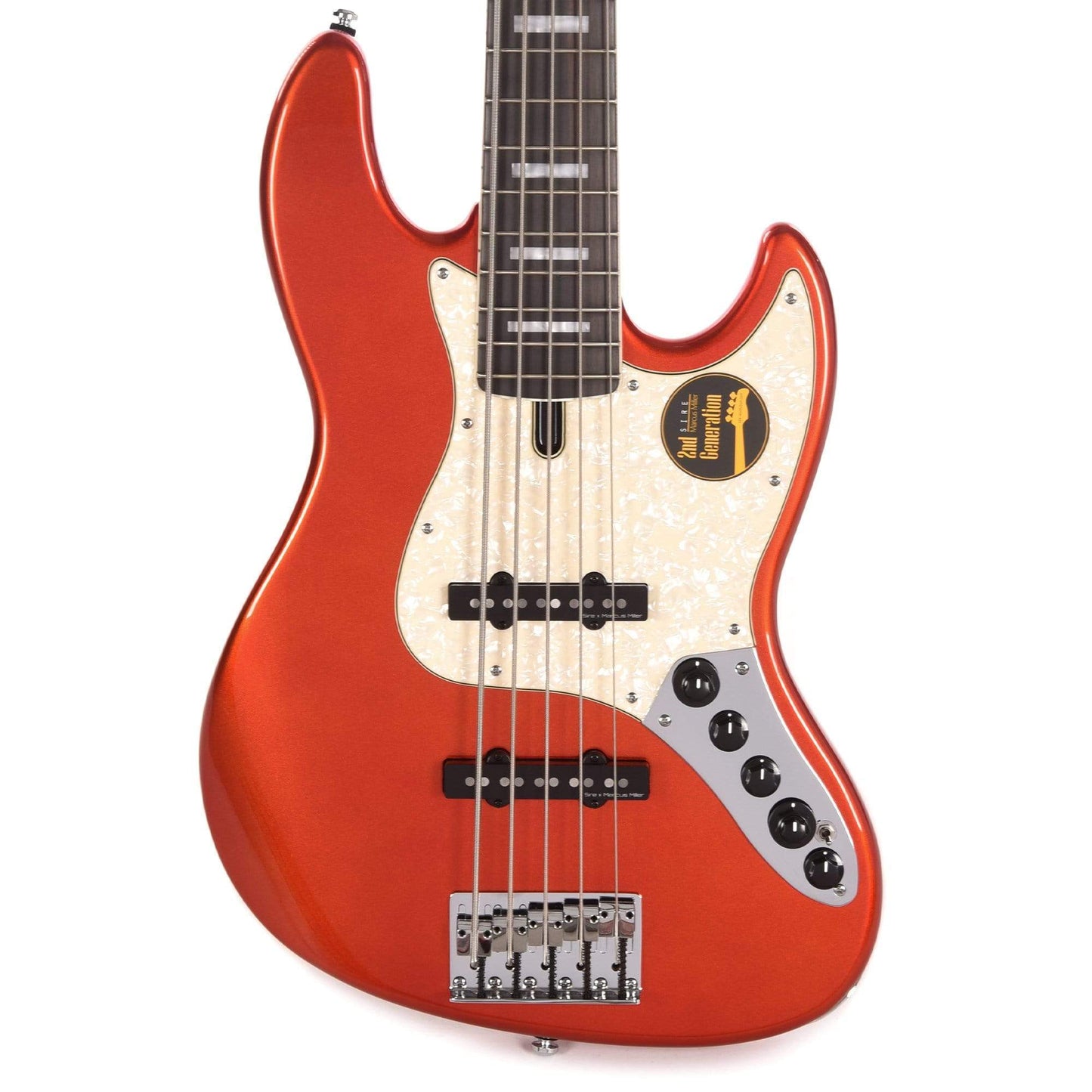 Sire Marcus Miller V7 Alder 5-String Bright Metallic Red (2nd Gen) Bass Guitars / 5-String or More