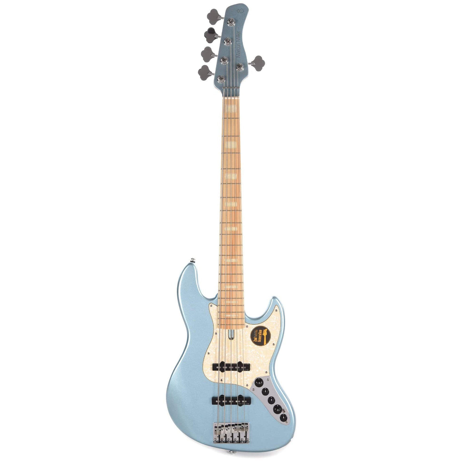 Sire Marcus Miller V7 Swamp Ash 5-String Lake Placid Blue (2nd Gen) Bass Guitars / 5-String or More