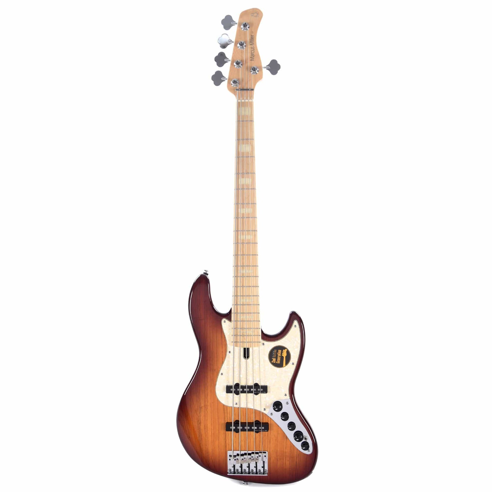 Sire Marcus Miller V7 Swamp Ash 5-String Tobacco Sunburst (2nd Gen) Bass Guitars / 5-String or More