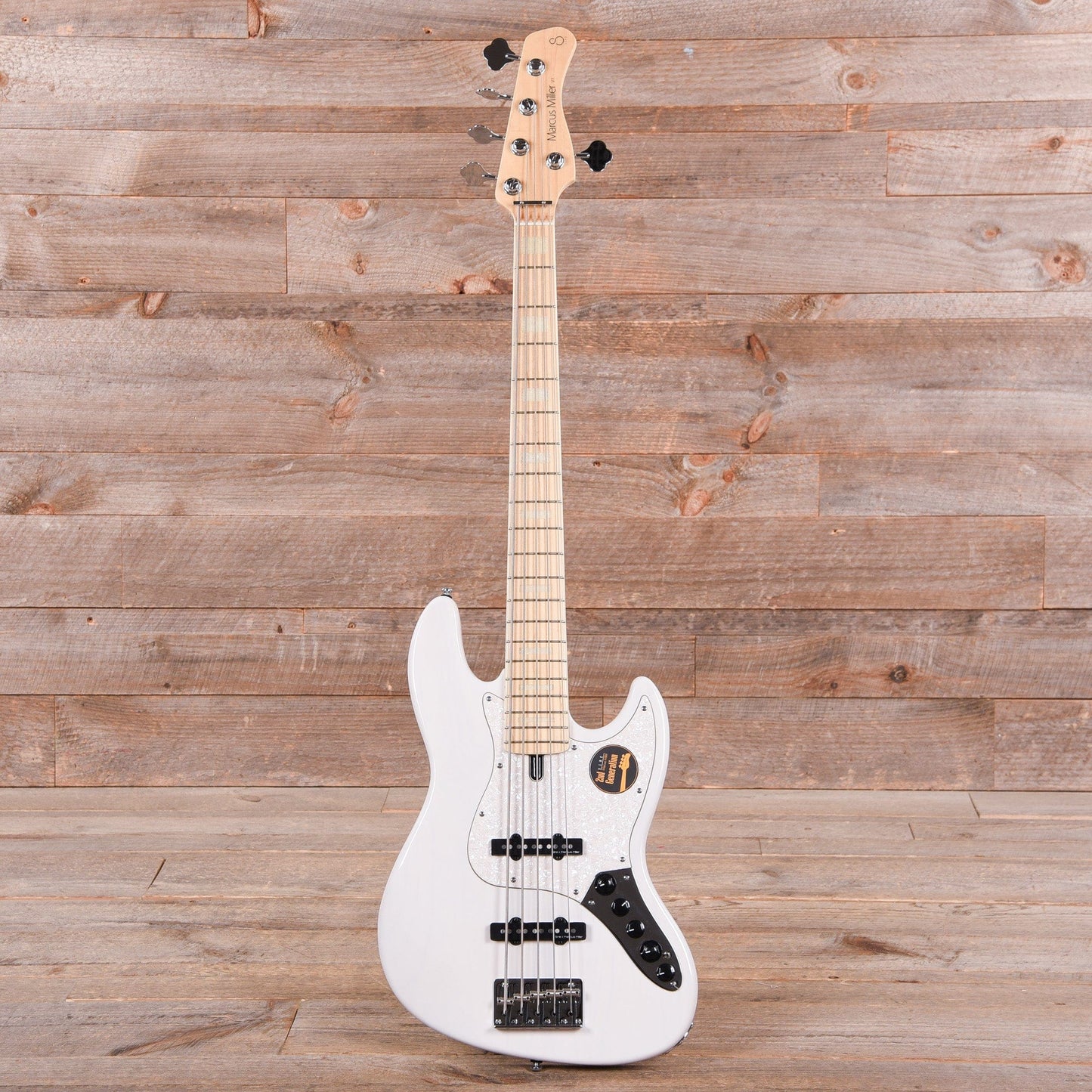 Sire Marcus Miller V7 Swamp Ash 5-String White Blonde (2nd Gen) Bass Guitars / 5-String or More
