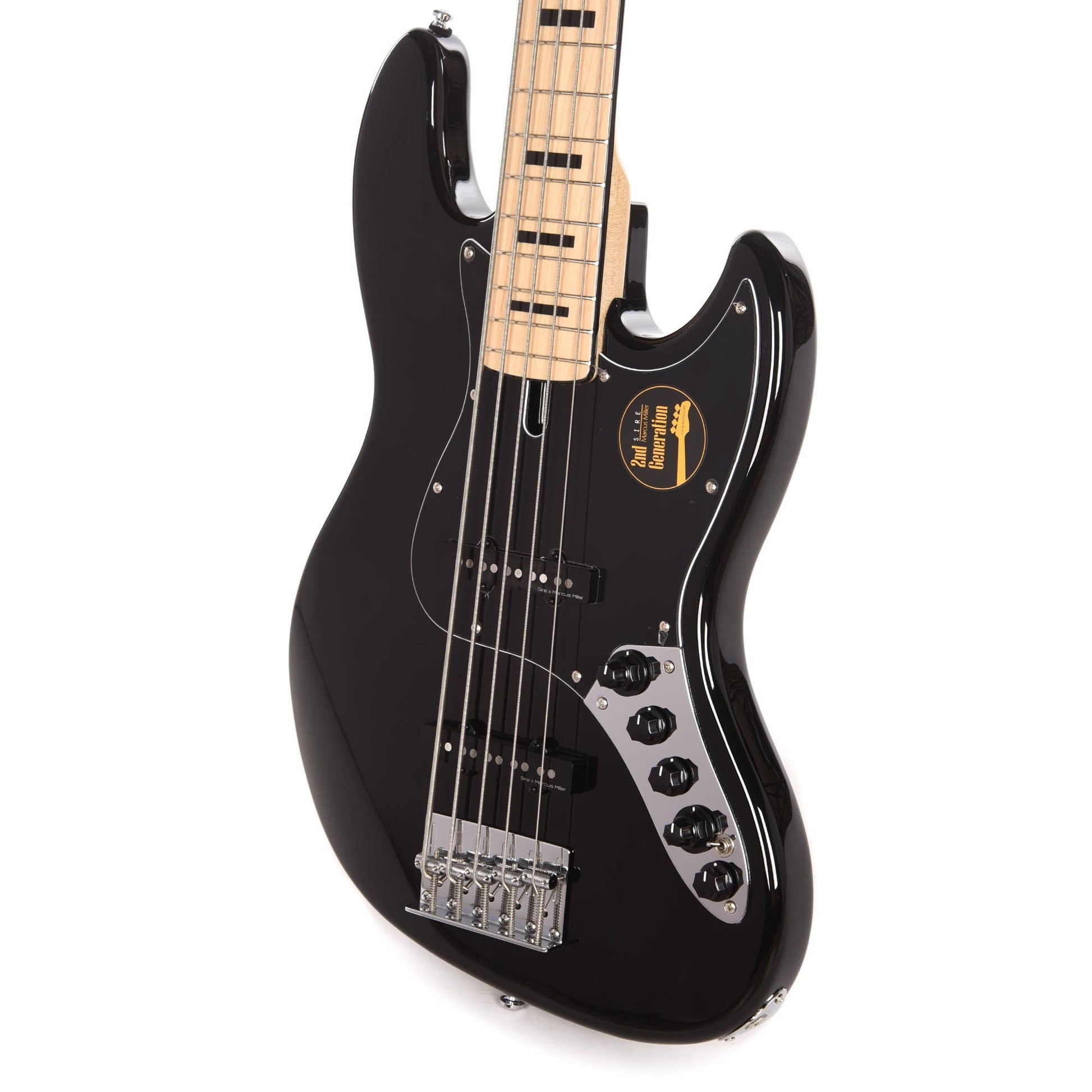 Sire Marcus Miller V7 Vintage Alder 5-String Black (2nd Gen) Bass Guitars / 5-String or More
