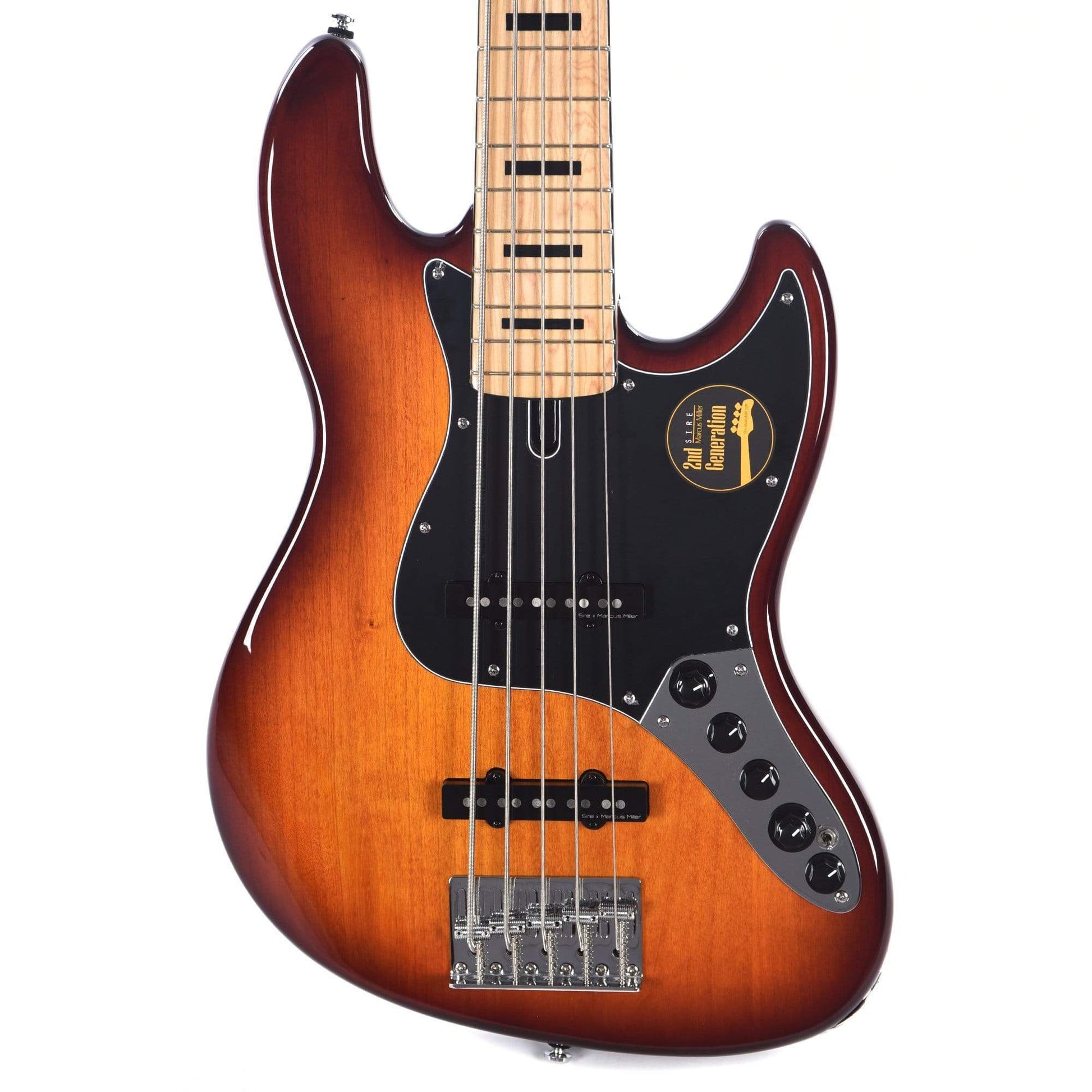 Sire Marcus Miller V7 Vintage Alder 5-String Tobacco Sunburst (2nd Gen) Bass Guitars / 5-String or More