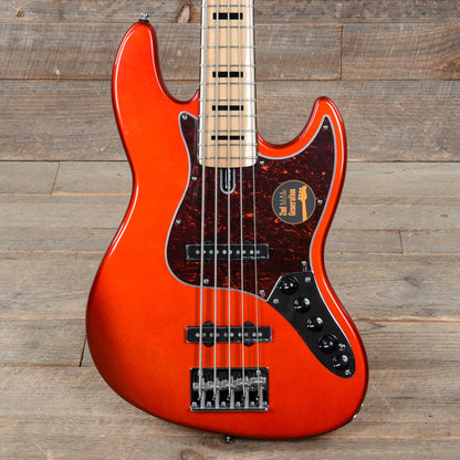 Sire Marcus Miller V7 Vintage Swamp Ash 5-String Bright Metallic Red (2nd Gen) Bass Guitars / 5-String or More