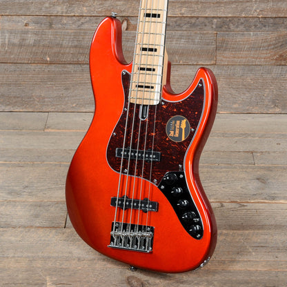 Sire Marcus Miller V7 Vintage Swamp Ash 5-String Bright Metallic Red (2nd Gen) Bass Guitars / 5-String or More