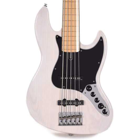 Sire Marcus Miller V7 Vintage Swamp Ash 5-String Fretless White Blonde (2nd Gen) Bass Guitars / 5-String or More