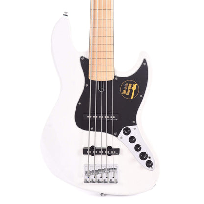 Sire Marcus Miller V7 Vintage Swamp Ash 5-String Fretless White Blonde (2nd Gen) Bass Guitars / 5-String or More