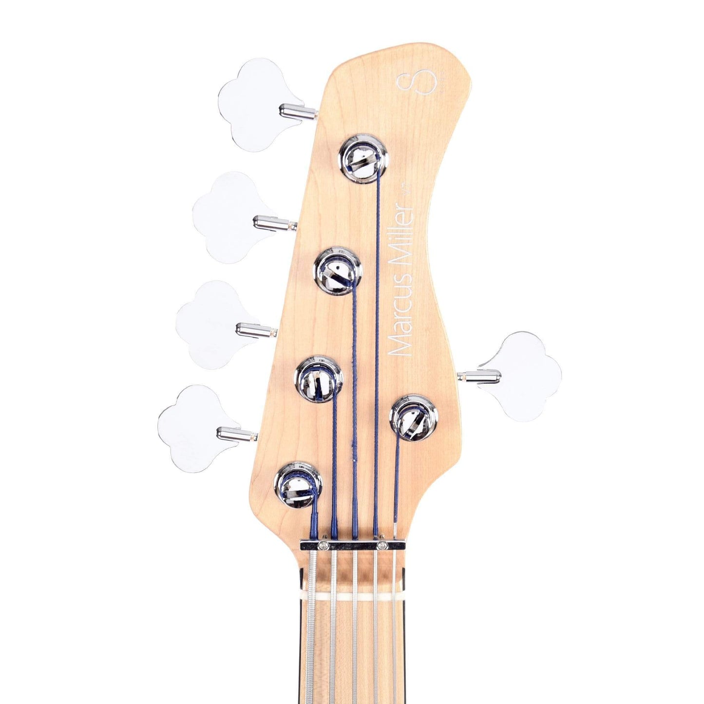 Sire Marcus Miller V7 Vintage Swamp Ash 5-String Fretless White Blonde (2nd Gen) Bass Guitars / 5-String or More