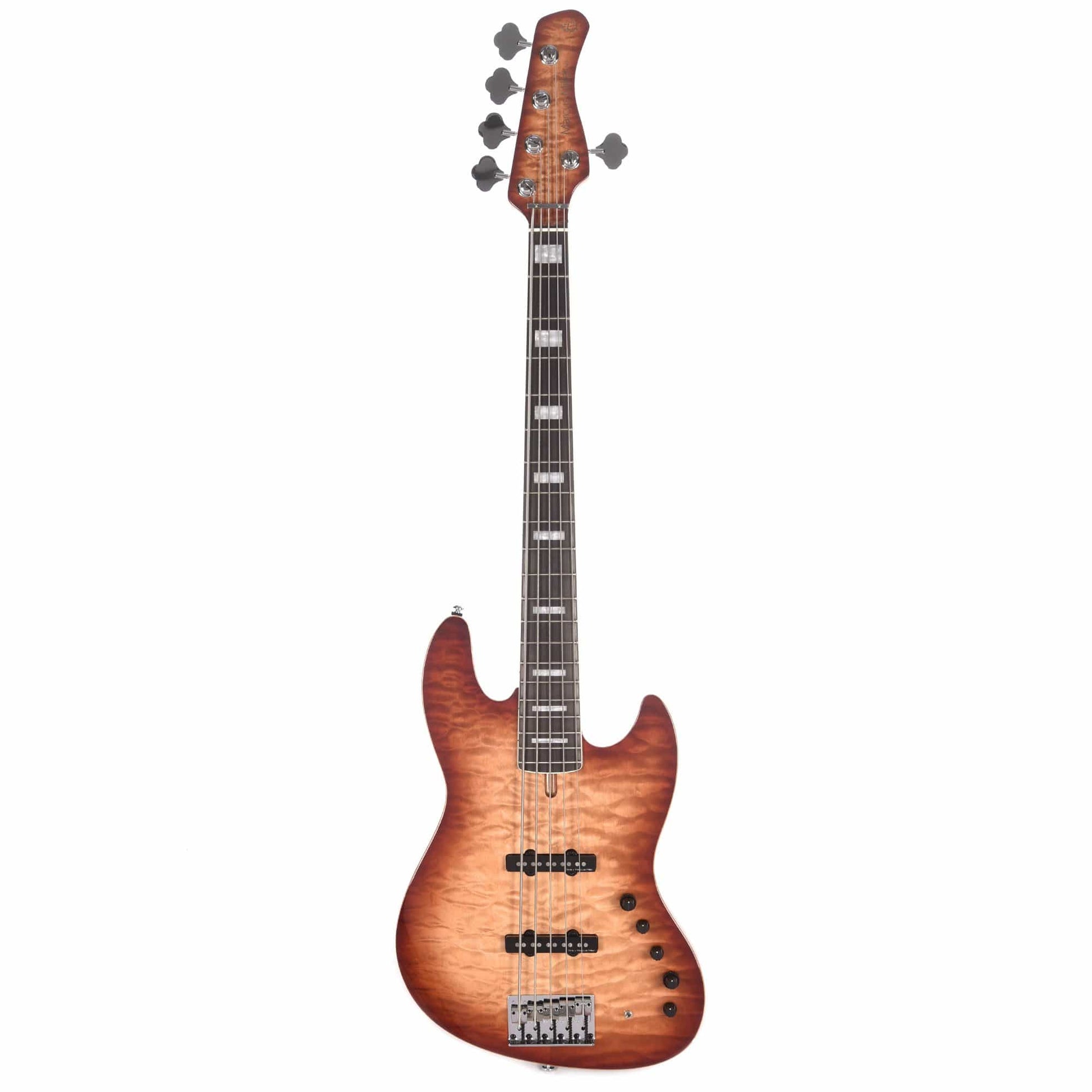 Sire Marcus Miller V9 Alder/Quilted Maple 5-String Brown Sunburst (2nd Gen) Bass Guitars / 5-String or More