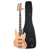 Sire Marcus Miller V9 Swamp Ash/Quilted Maple 5-String Natural (2nd Gen) and Sire Gig Bag Bundle Bass Guitars / 5-String or More