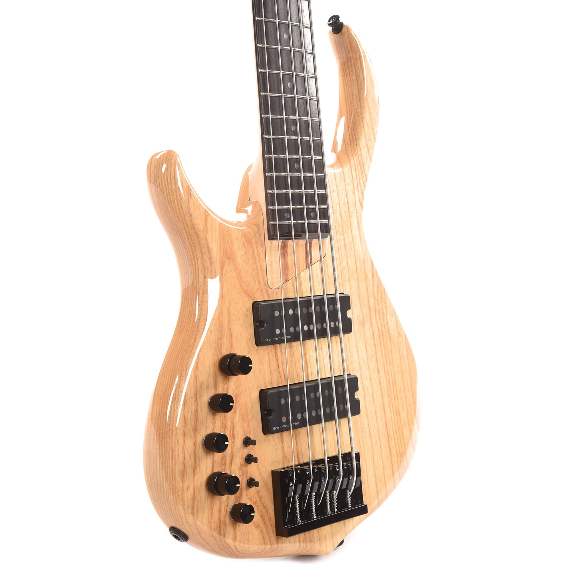 Sire Marcus Miller M5 Swamp Ash 5-String LEFTY Natural Satin (2nd Gen) Bass Guitars / Left-Handed