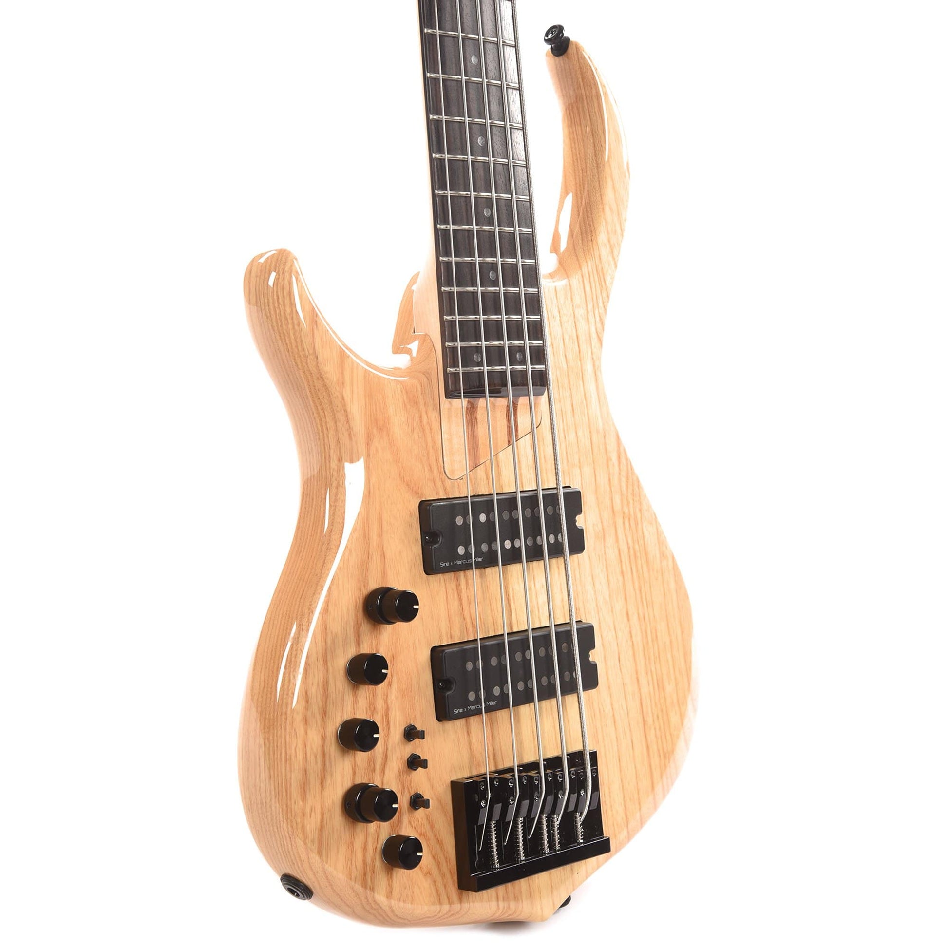Sire Marcus Miller M5 Swamp Ash 5-String LEFTY Natural Satin (2nd Gen) Bass Guitars / Left-Handed