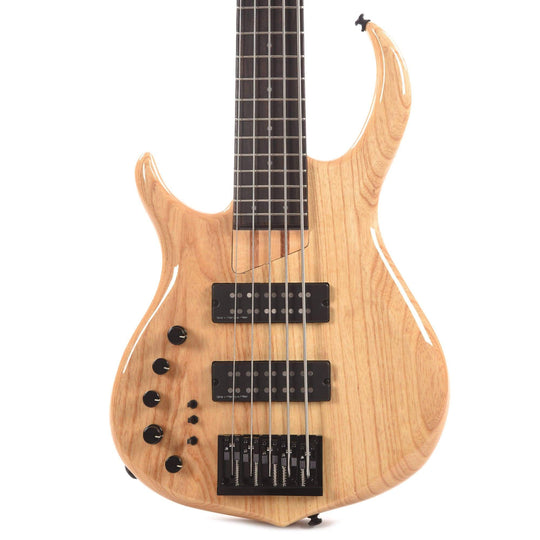 Sire Marcus Miller M5 Swamp Ash 5-String LEFTY Natural Satin (2nd Gen) Bass Guitars / Left-Handed