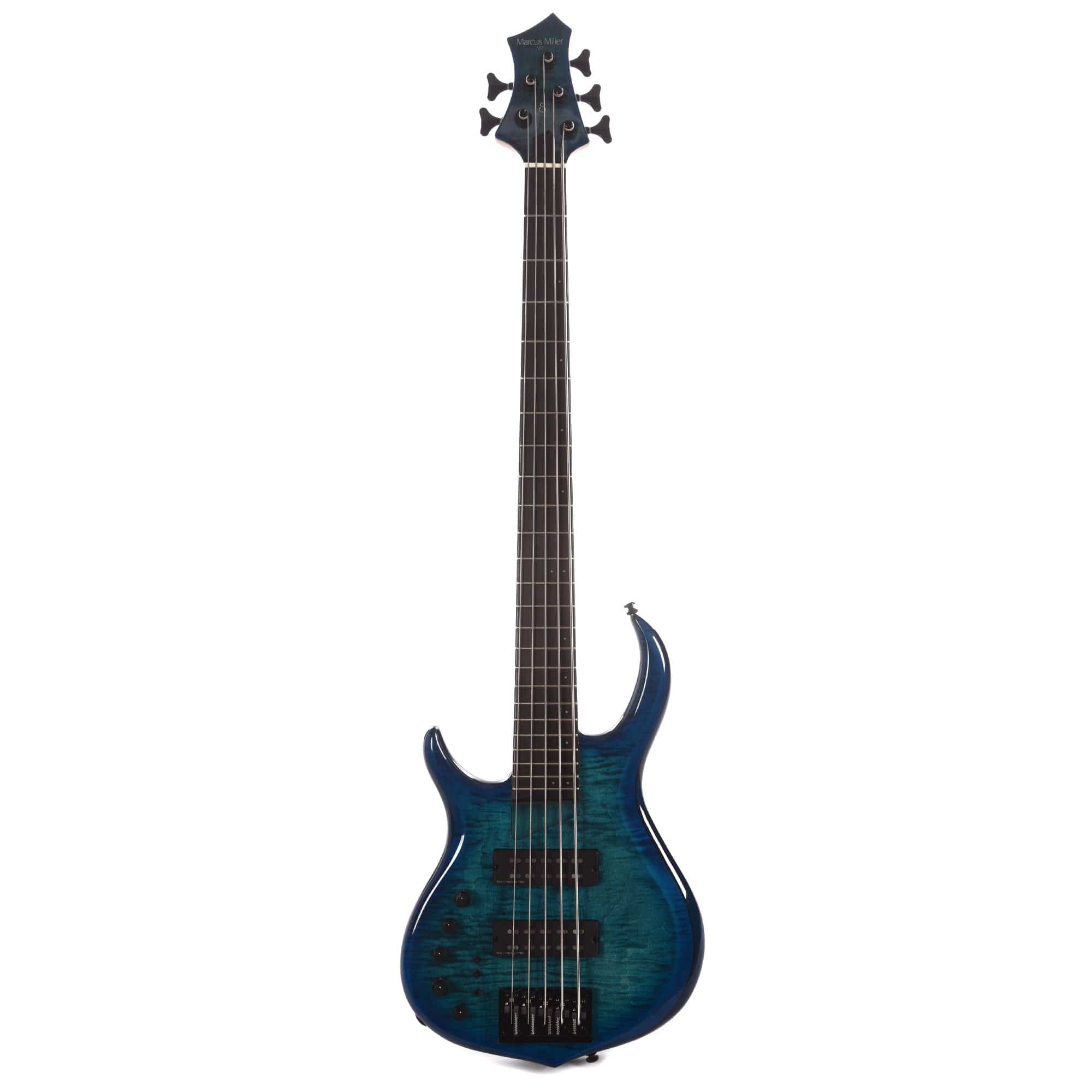 Sire Marcus Miller M7 Alder/Maple 5-String LEFTY Transparent Blue (2nd Gen) Bass Guitars / Left-Handed