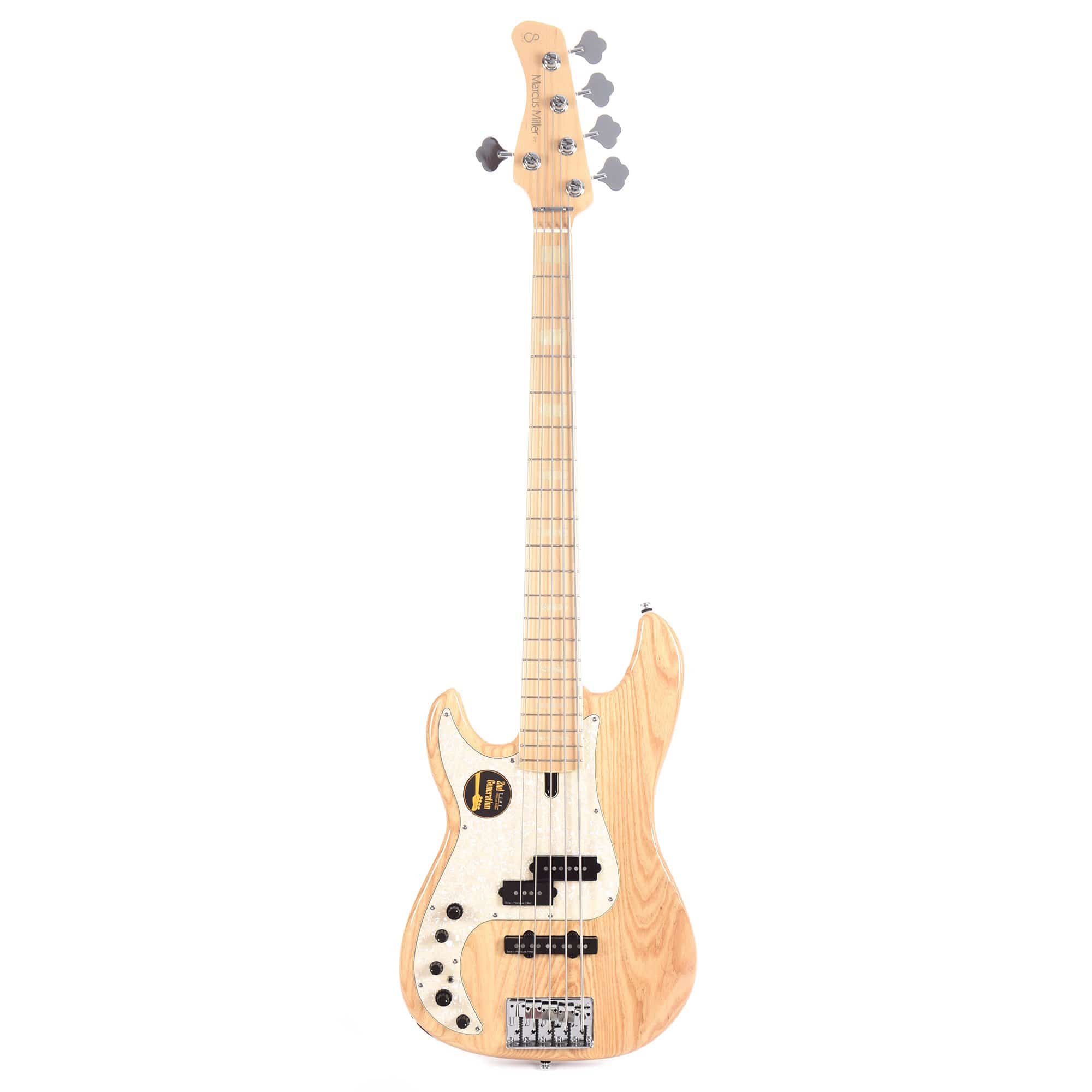 Sire Marcus Miller P7 Swamp Ash 5-String LEFTY Natural (2nd Gen) Bass Guitars / Left-Handed