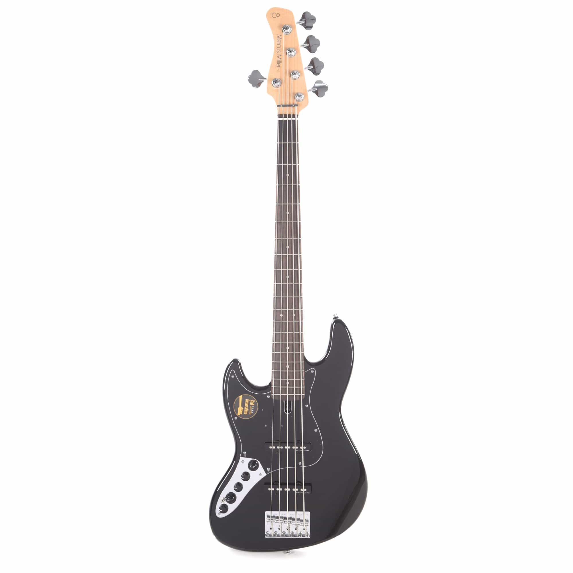 Sire Marcus Miller V3 5-String LEFTY Black (2nd Gen) Bass Guitars / Left-Handed