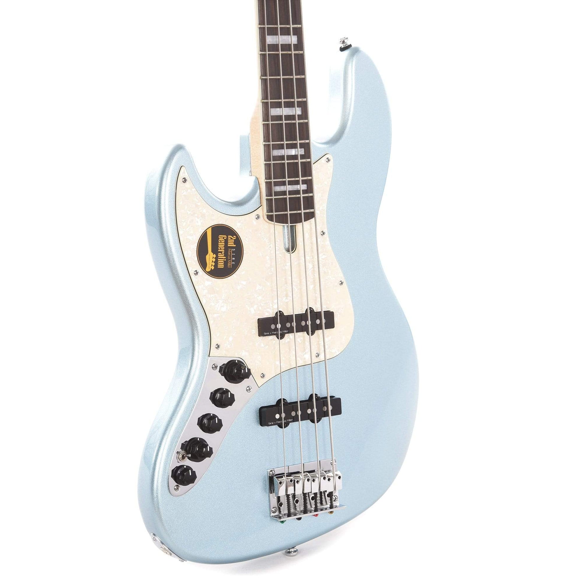Sire Marcus Miller V7 Alder 4-String LEFTY Lake Placid Blue (2nd Gen) Bass Guitars / Left-Handed