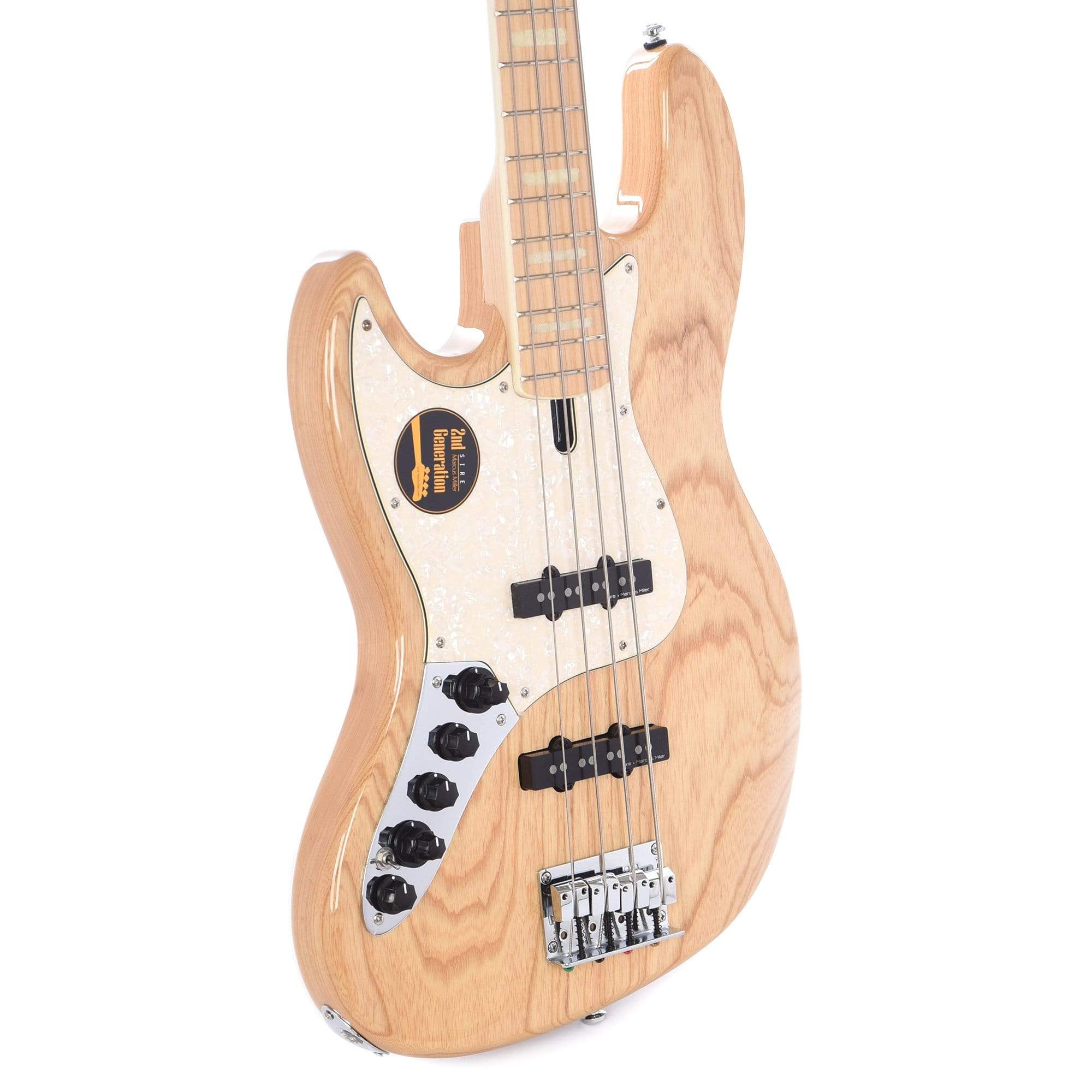 Sire Marcus Miller V7 Swamp Ash 4-String LEFTY Natural (2nd Gen) Bass Guitars / Left-Handed