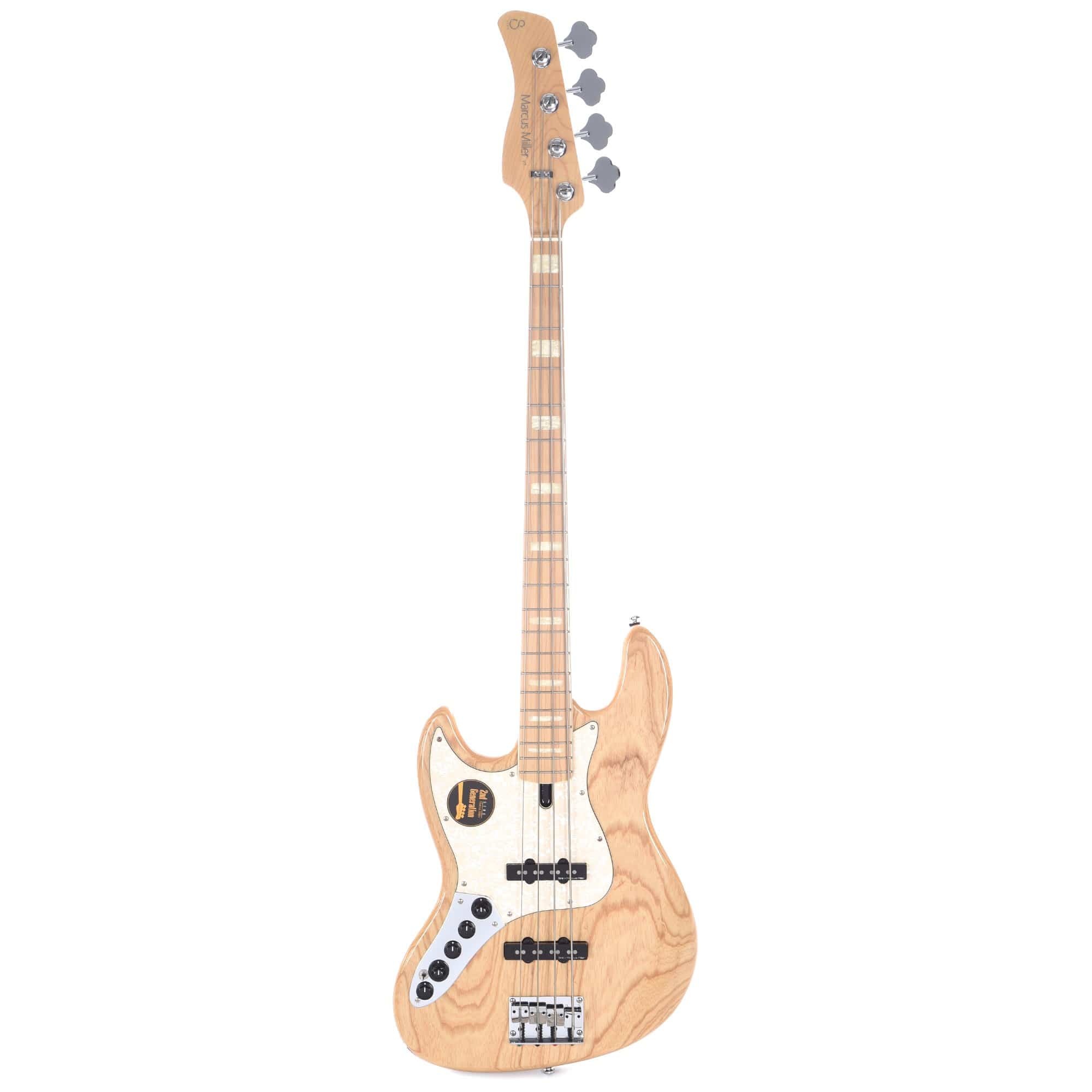 Sire Marcus Miller V7 Swamp Ash 4-String LEFTY Natural (2nd Gen) Bass Guitars / Left-Handed