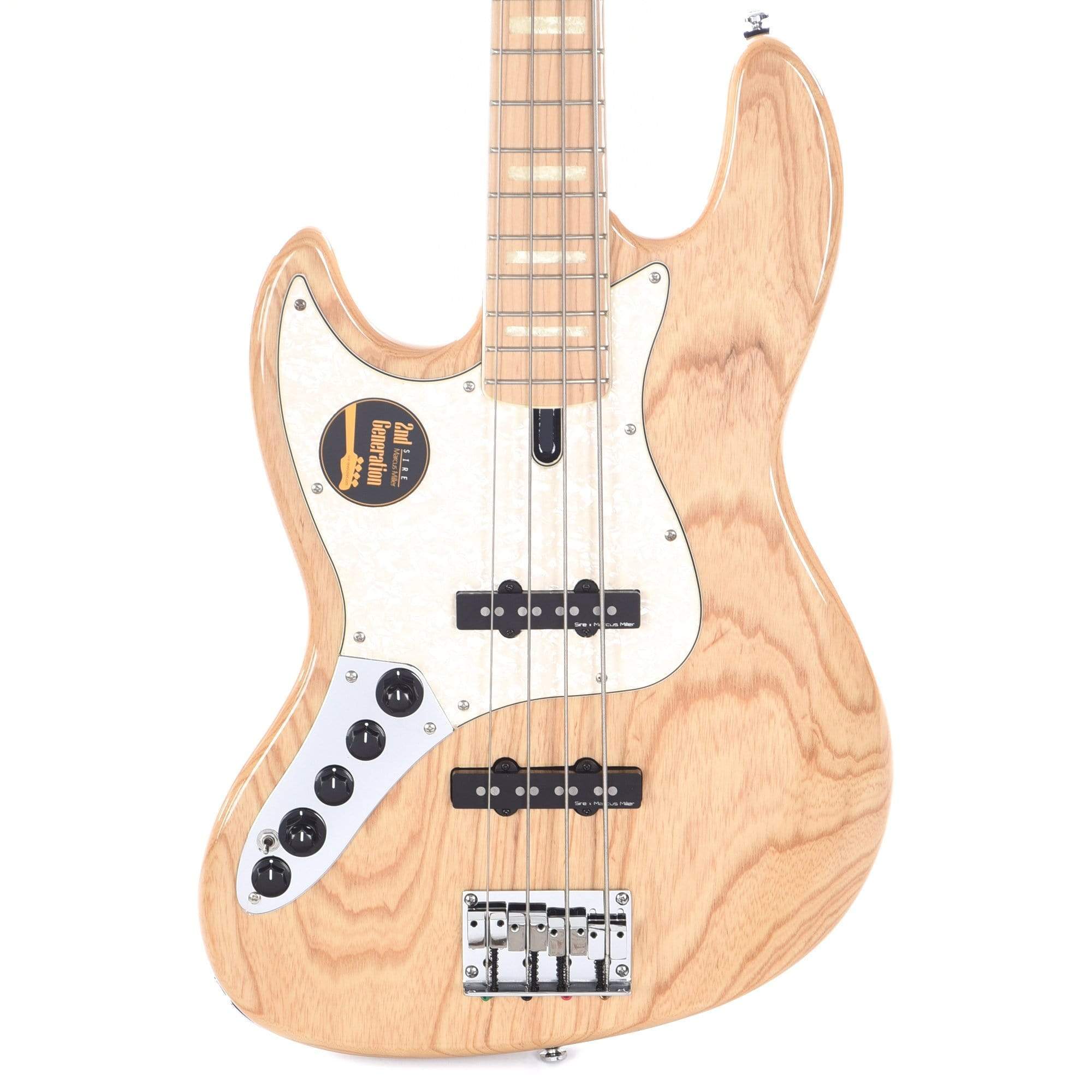 Sire Marcus Miller V7 Swamp Ash 4-String LEFTY Natural (2nd Gen) Bass Guitars / Left-Handed