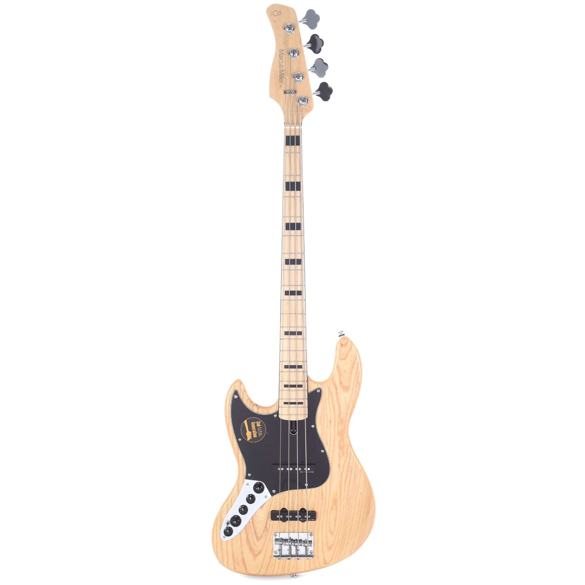 Sire Marcus Miller V7 Vintage Swamp Ash 4-String LEFTY Natural (2nd Gen) Bass Guitars / Left-Handed