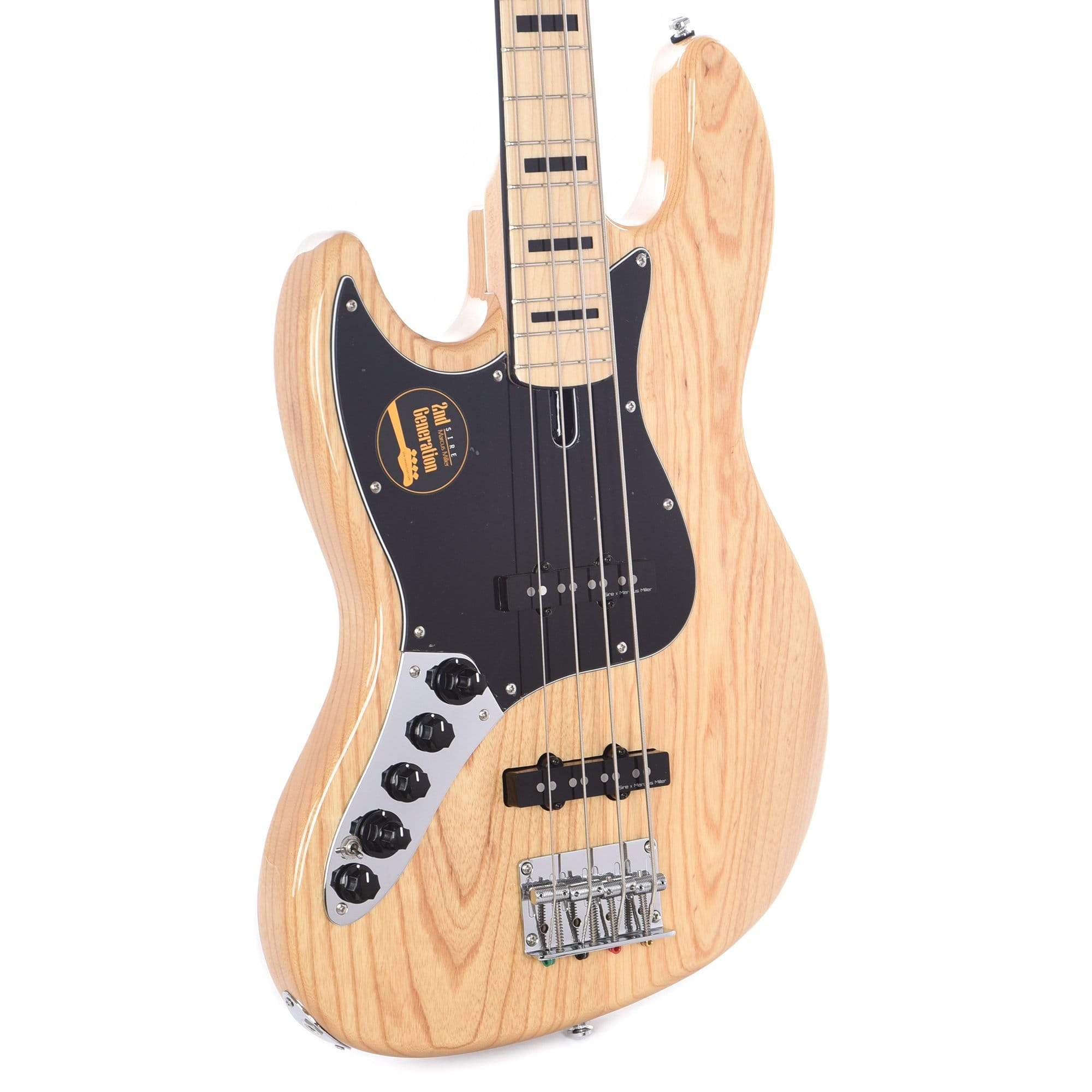 Sire Marcus Miller V7 Vintage Swamp Ash 4-String LEFTY Natural (2nd Gen) Bass Guitars / Left-Handed