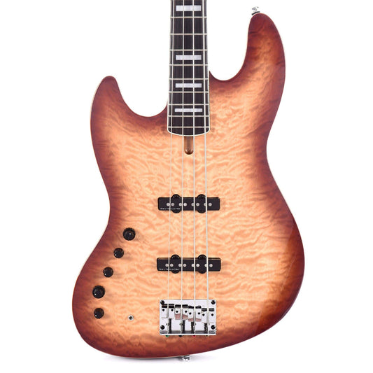 Sire Marcus Miller V9 Alder/Quilted Maple 4-String LEFTY Brown Sunburst (2nd Gen) Bass Guitars / Left-Handed