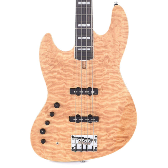 Sire Marcus Miller V9 Swamp Ash/Quilted Maple 4-String LEFTY Natural (2nd Gen) Bass Guitars / Left-Handed