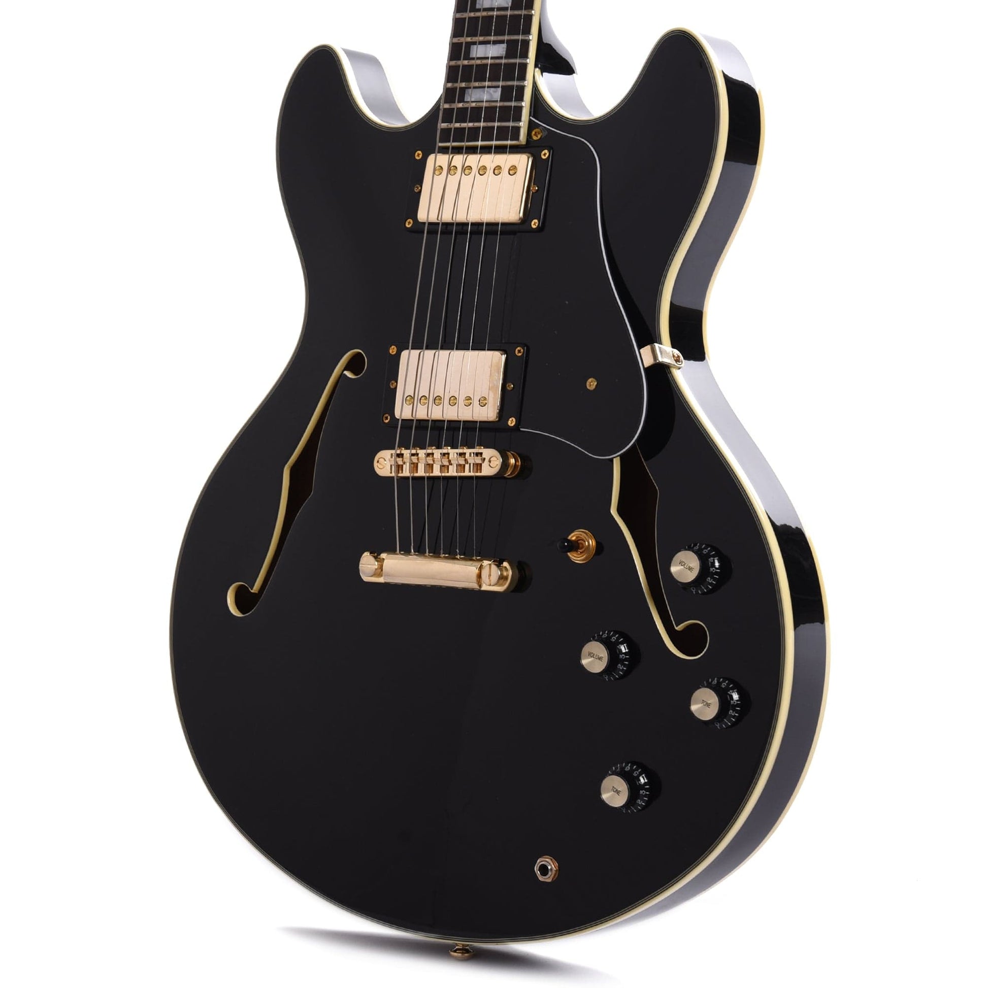 Sire Larry Carlton H7 Semi-Hollow Black Electric Guitars / Semi-Hollow