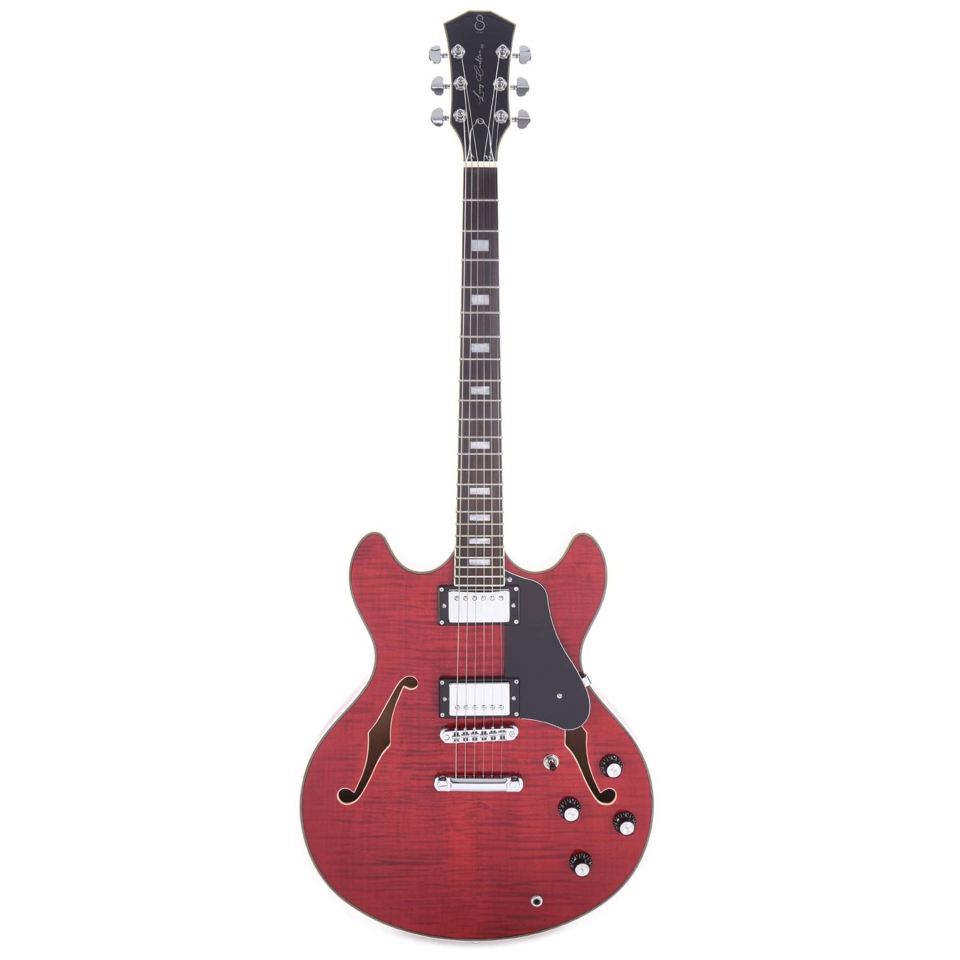 Sire Larry Carlton H7 Semi-Hollow See Through Red Electric Guitars / Semi-Hollow
