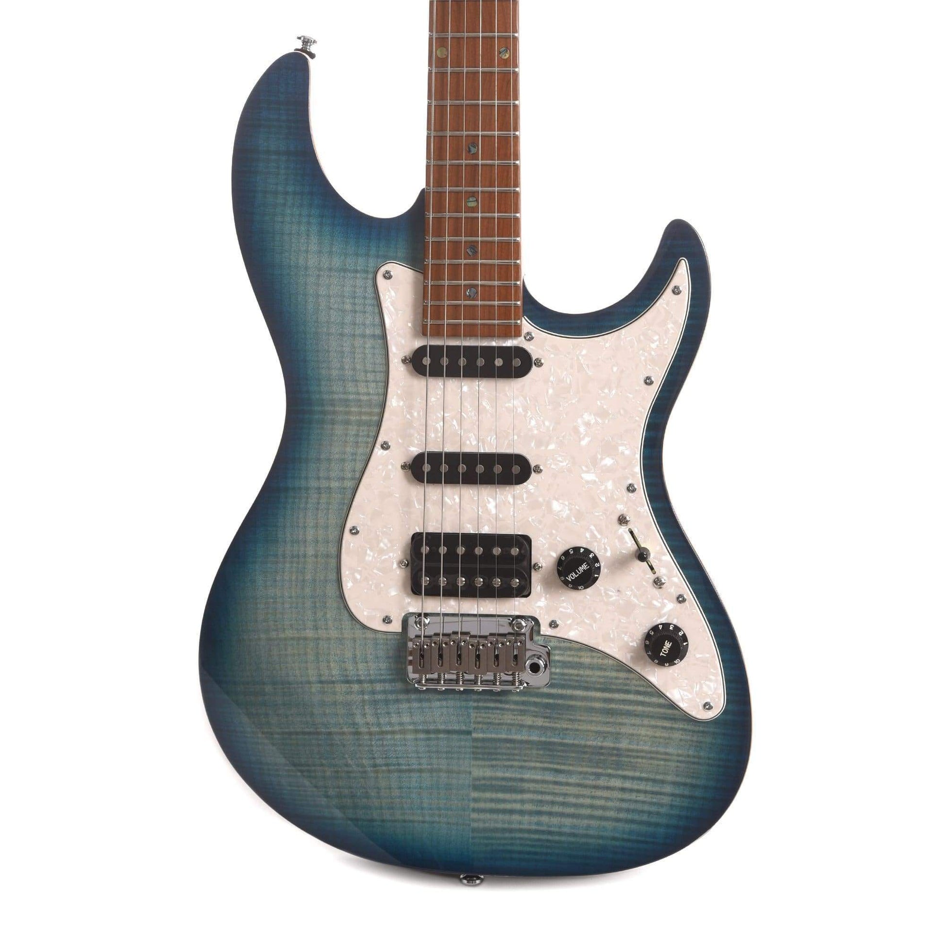 Sire Larry Carlton S7-FM Electric Transparent Blue Electric Guitars / Solid Body