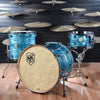 SJC 12/16/22 3pc. Providence Series Drum Kit Turquoise Ripple w/Chrome Hdw Drums and Percussion / Acoustic Drums / Full Acoustic Kits