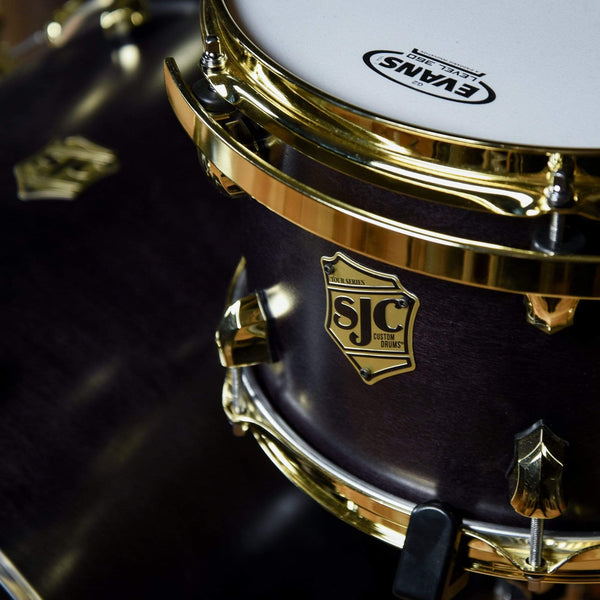 SJC 12/16/22 3pc. Tour Series Drum Kit Flat Black w/Brass Hdw – Chicago ...